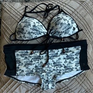 Reef Tropical Beach Print Swim set🏖️